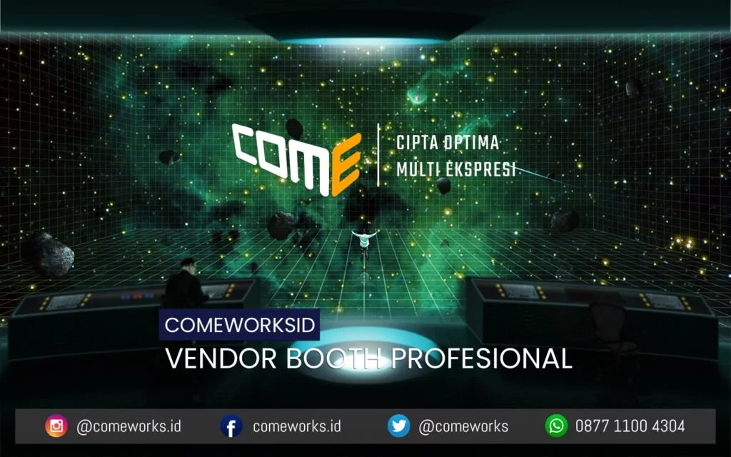 Comeworksid vendor booth terpercaya Event Virtual Dengan Tema Dan Konsep Beragam Di 2020